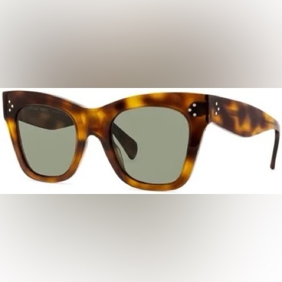 Celine 50MM CL4004IN Sunglasses in Blonde Havana - Picture 2 of 4